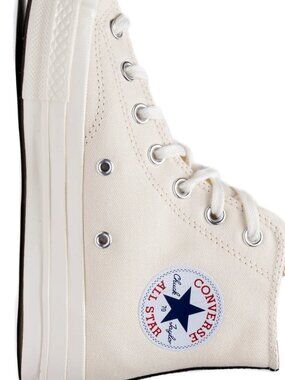Converse Chuck Taylor All Star High Top Unisex Size M 10 W 12 Cream